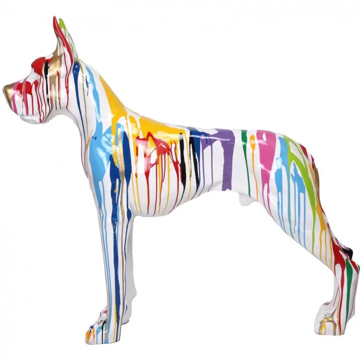 CHIEN MULTICOLORE XXL - 130 CM