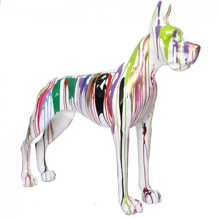 CHIEN MULTICOLORE XXL - 130 CM